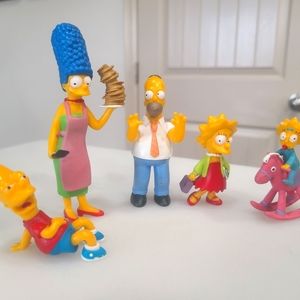 Simpsons Figurines - 2007 - plastic